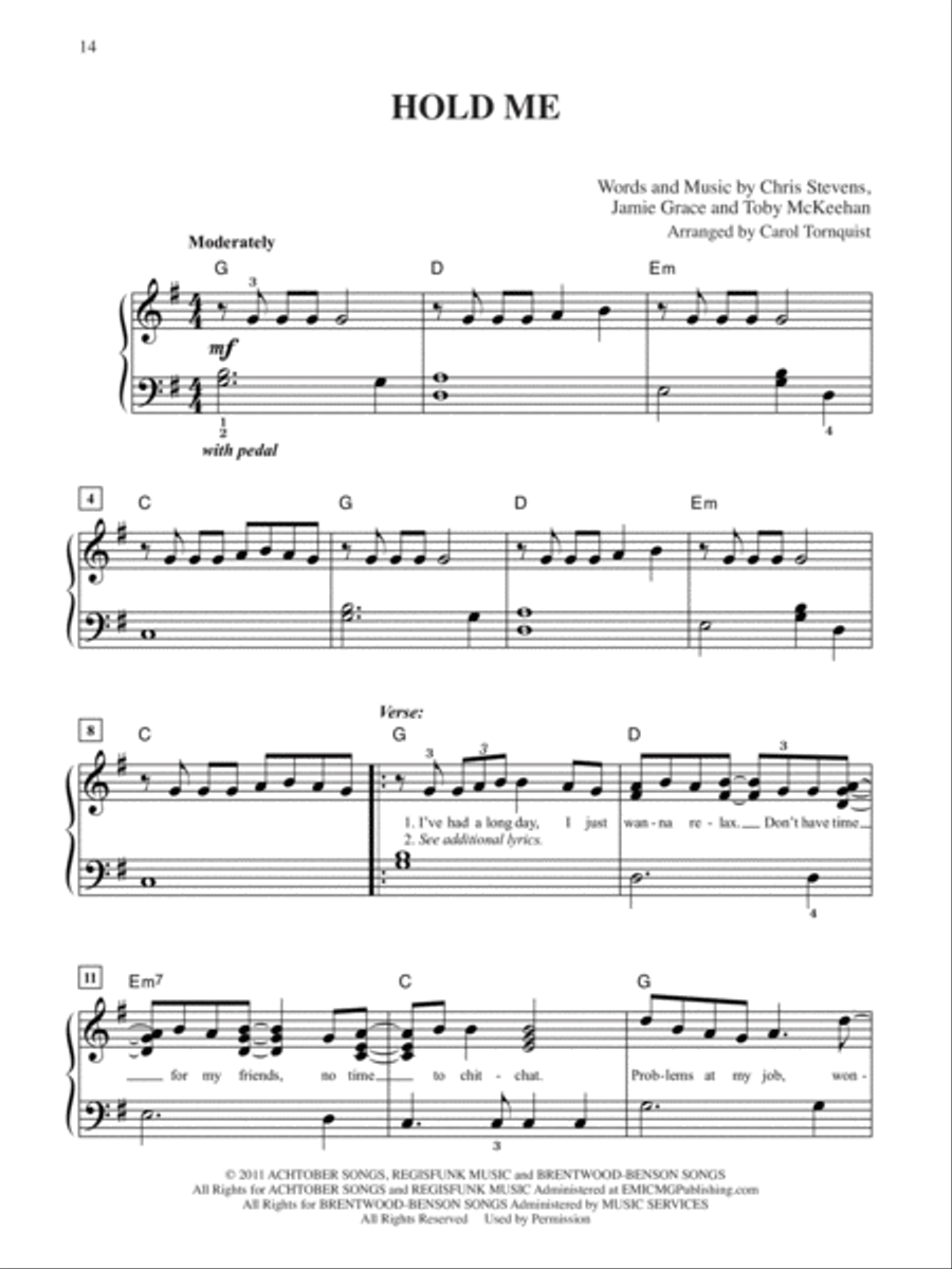 2013 Greatest Christian Hits Easy Piano scores gallery preview page 5