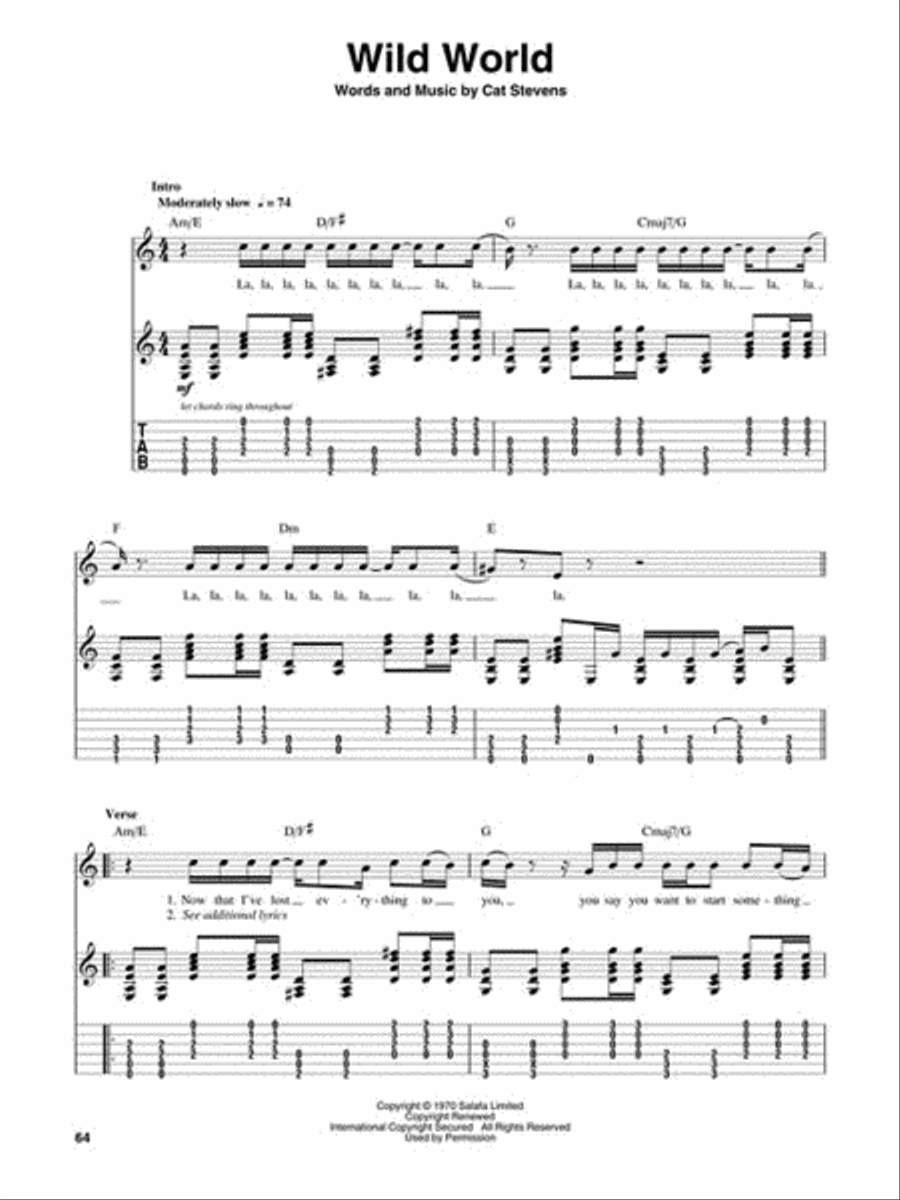 Acoustic Hits Acoustic Guitar scores gallery preview page 6