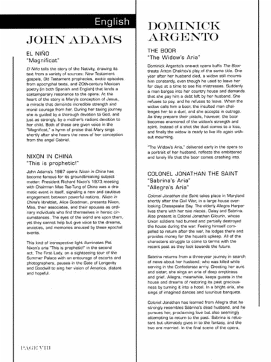 American Arias Voice Solo scores gallery preview page 6