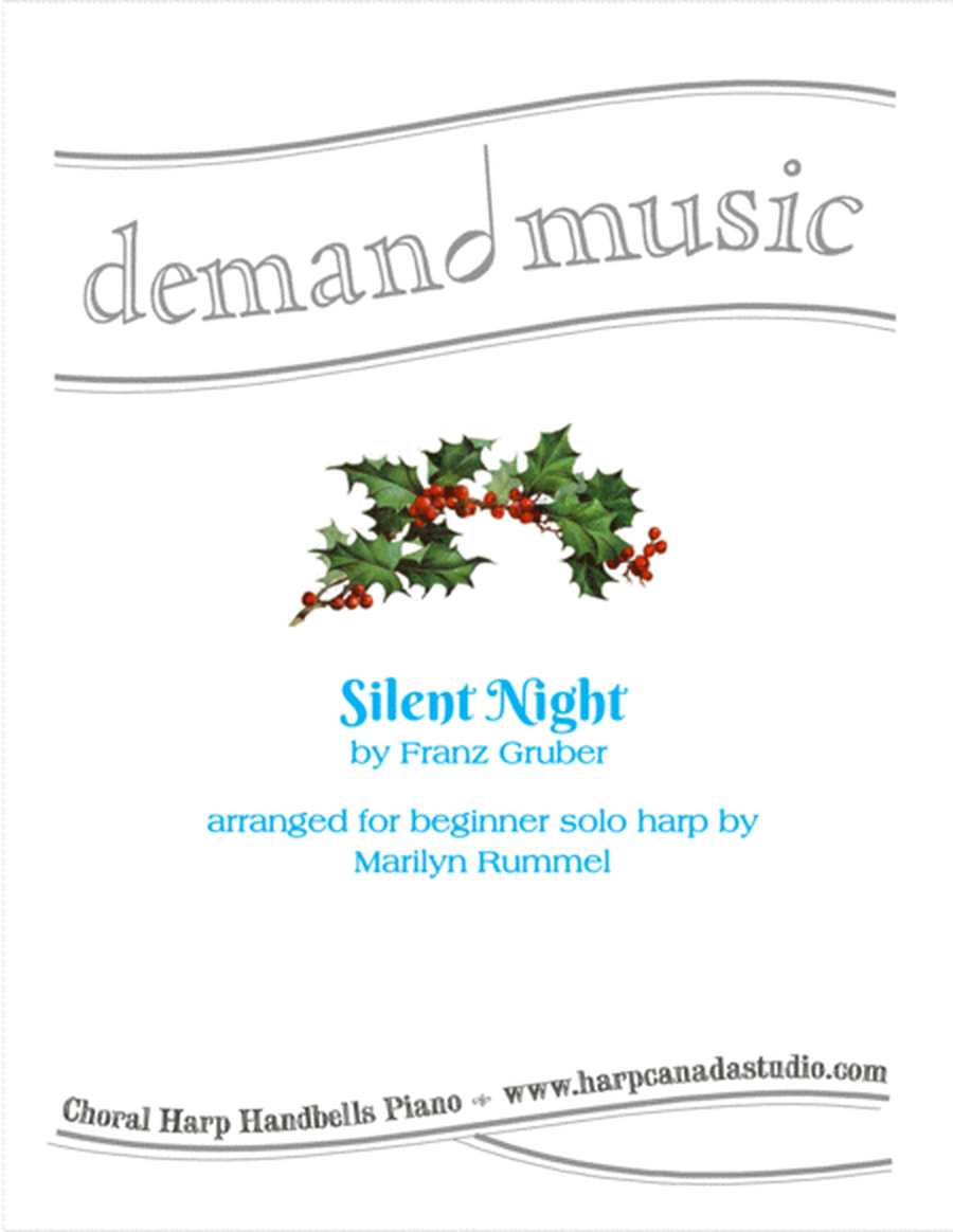 Silent Night for Beginner lever or pedal Harp image number null