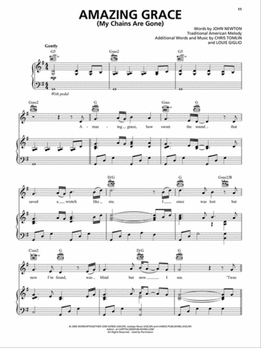Top 25 Worship Songs Top 25 Worship Songs Piano, Vocal, Guitar scores gallery preview page 4