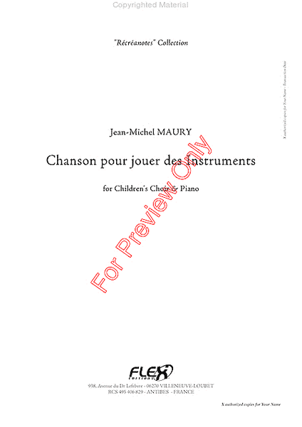 Chanson Pour Jouer Des Instruments image number null