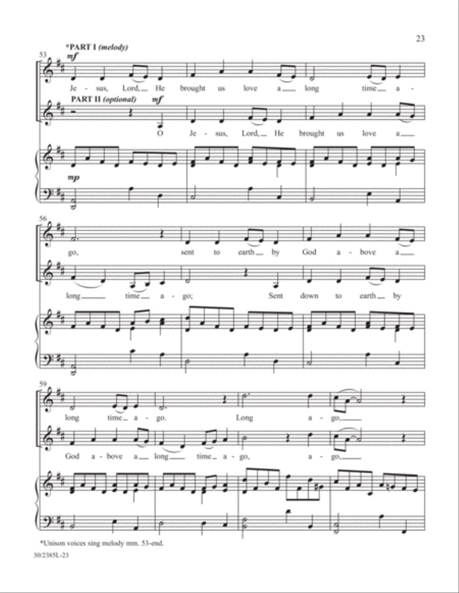 Simply Natalie Sleeth Unison Choir scores gallery preview page 24