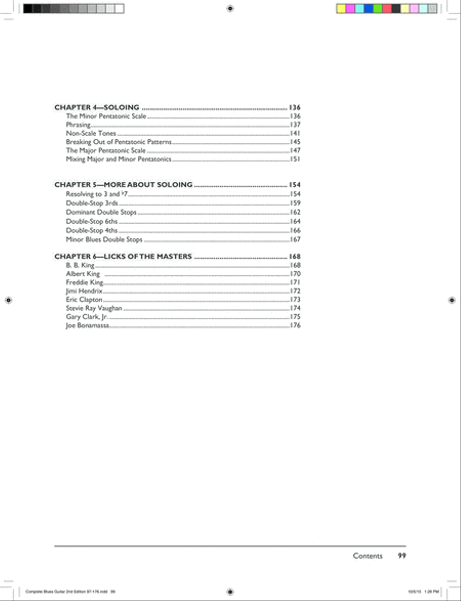 The Complete Blues Guitar Method Complete Edition Electric Guitar scores gallery preview page 20