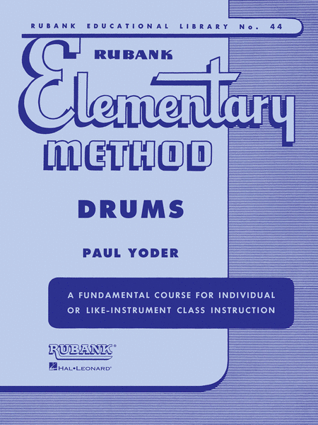 Rubank Elementary Method - Drums (Vocal)