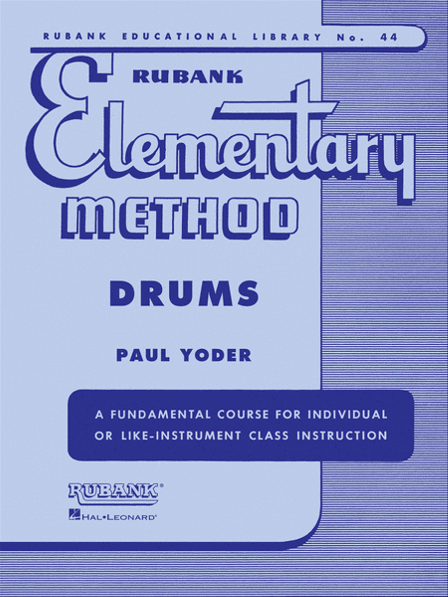 Rubank Elementary Method - Drums Concert Band Methods scores gallery preview page 1