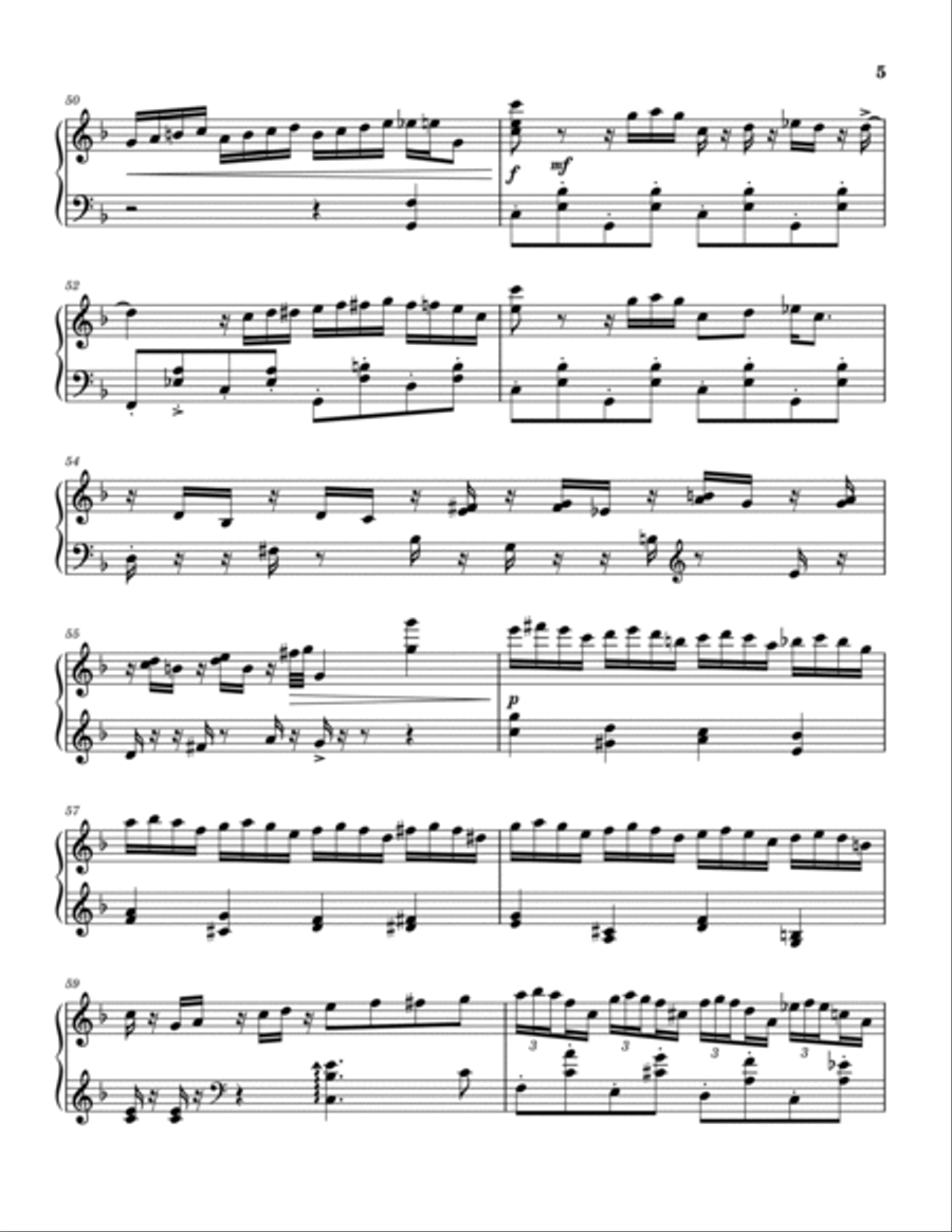 Tom And Jerry Show, The Piano Solo scores gallery preview page 6