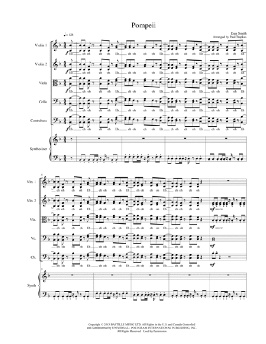 Pompeii String Orchestra scores gallery preview page 2
