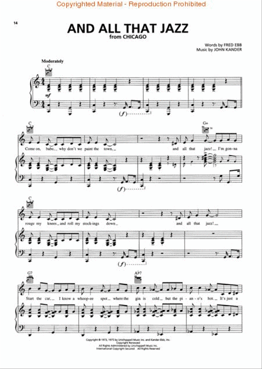 Broadway Songs Piano, Vocal, Guitar scores gallery preview page 3
