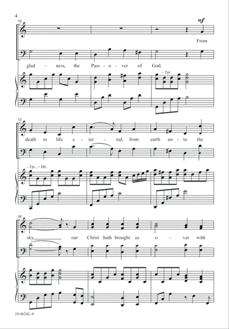 Crown the Resurrection Day 4-Part scores gallery preview page 4