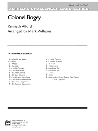 Colonel Bogey: Score