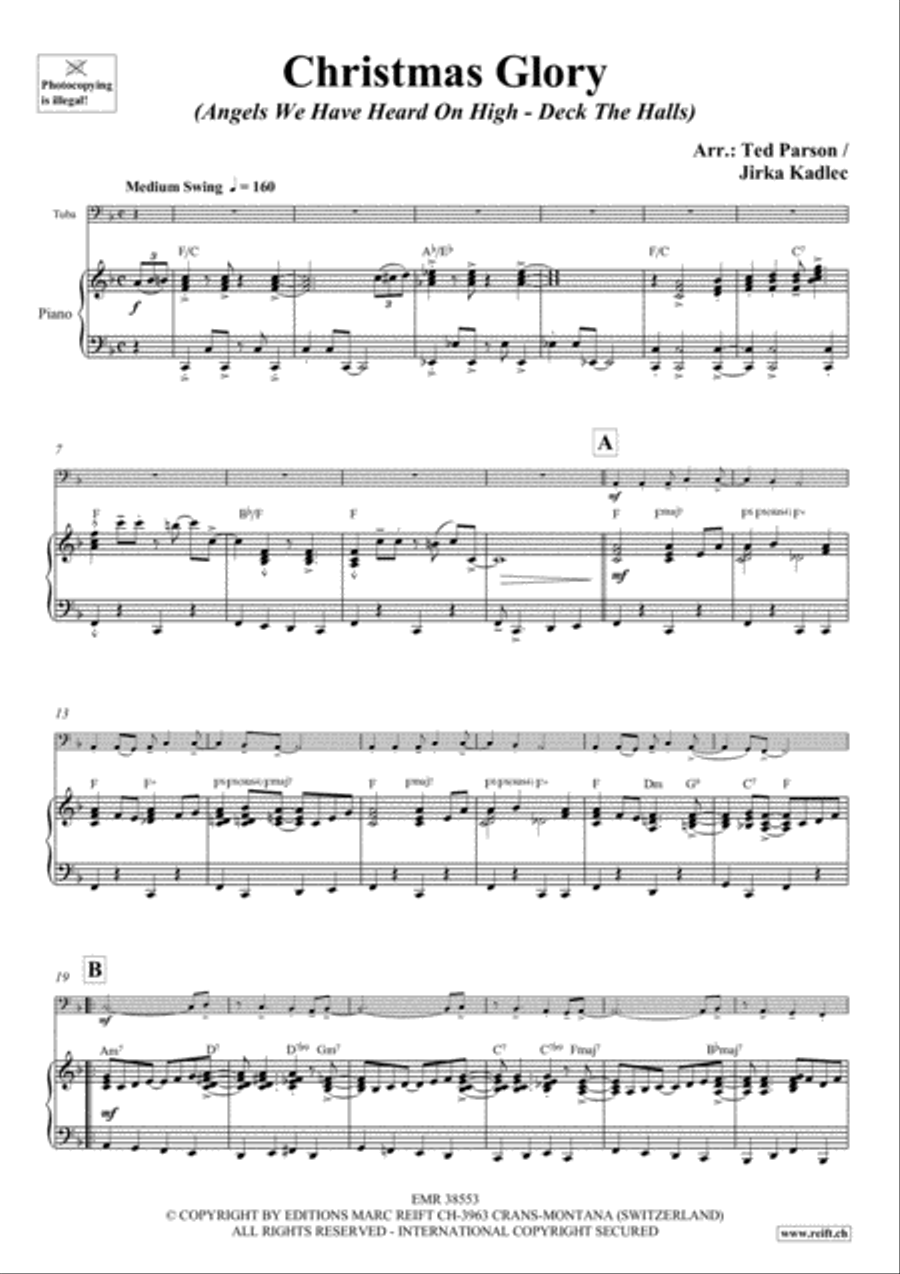 Christmas Glory Christmas Glory Tuba scores gallery preview page 3