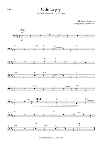 Ode to joy - Beethoven Tuba Chords image number null