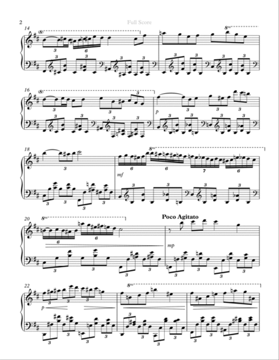 Nocturne Opus 51 Piano Solo scores gallery preview page 4