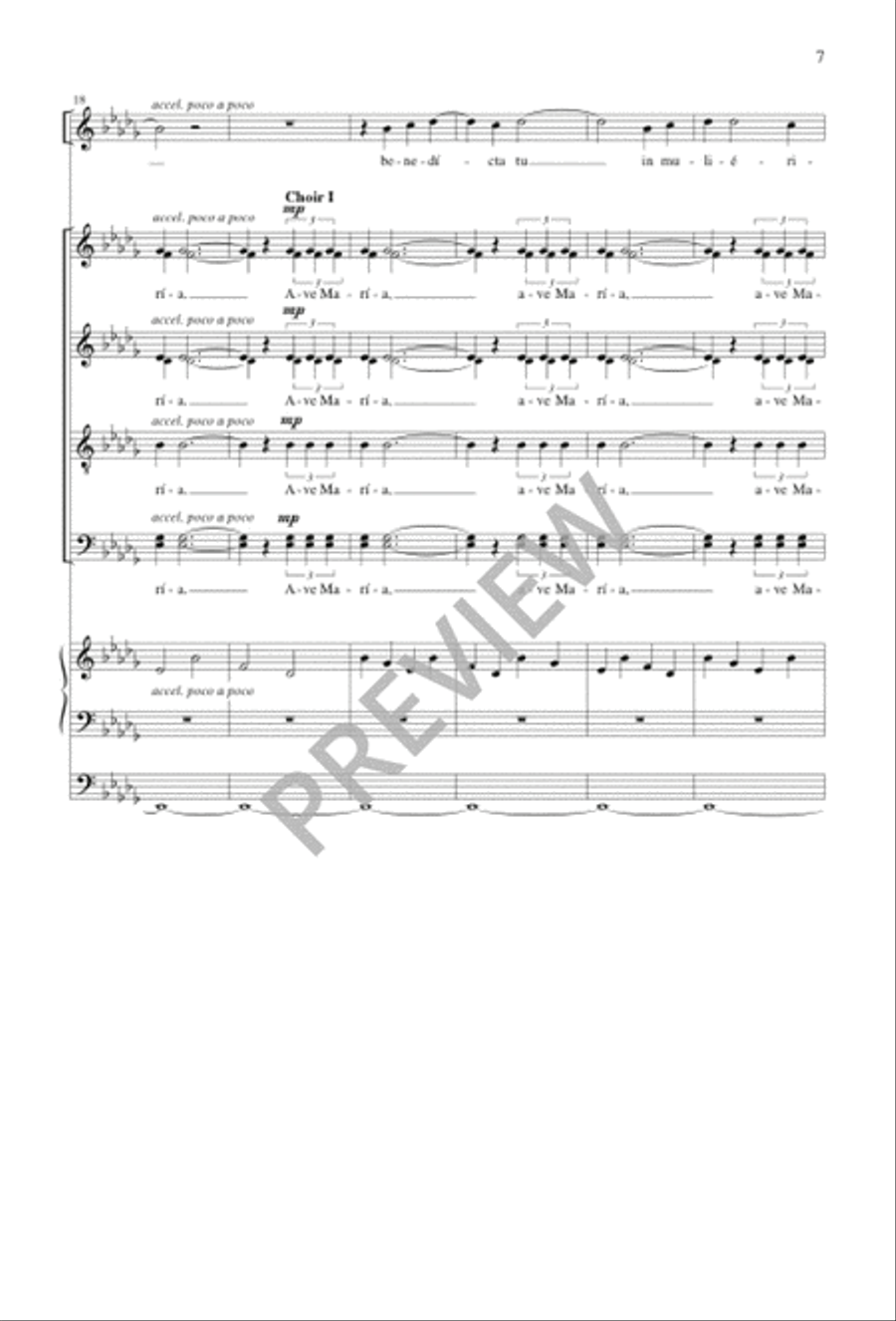 Ave Maria Ave Maria SSAATTBB scores gallery preview page 7