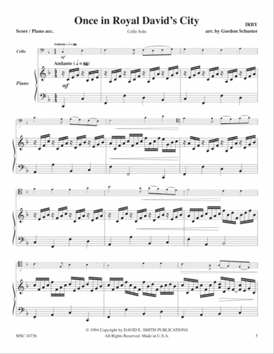 Maj. Christmas Solos - Cello, Vol. 3 Cello Solo scores gallery preview page 5