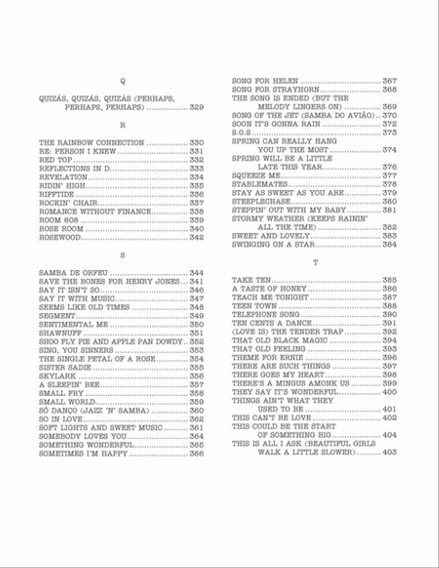 The Real Book – Volume III E-Flat Instrument scores gallery preview page 7