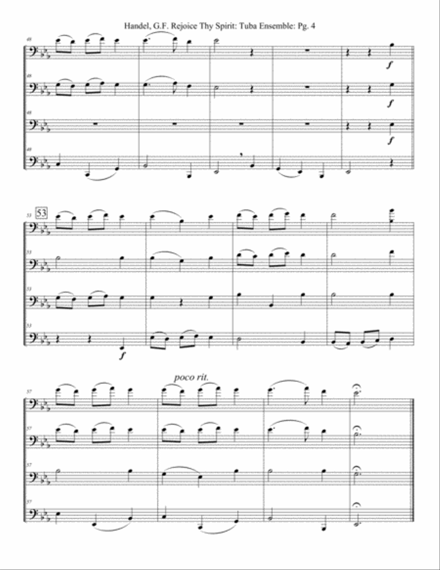 Rejoice Thy Spirit Rejoice Thy Spirit Brass Ensemble scores gallery preview page 5