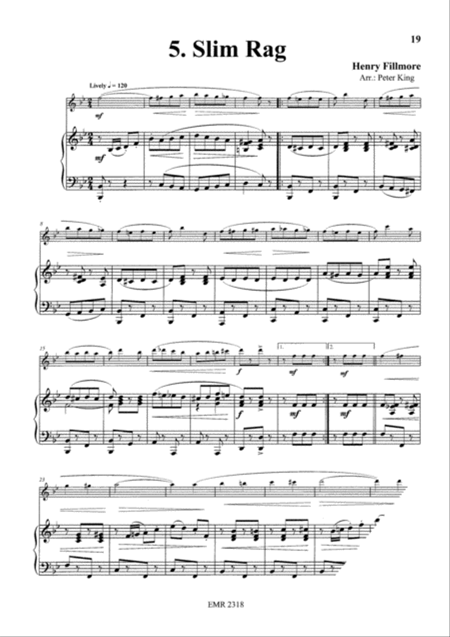 15 Rags Flute Solo scores gallery preview page 7