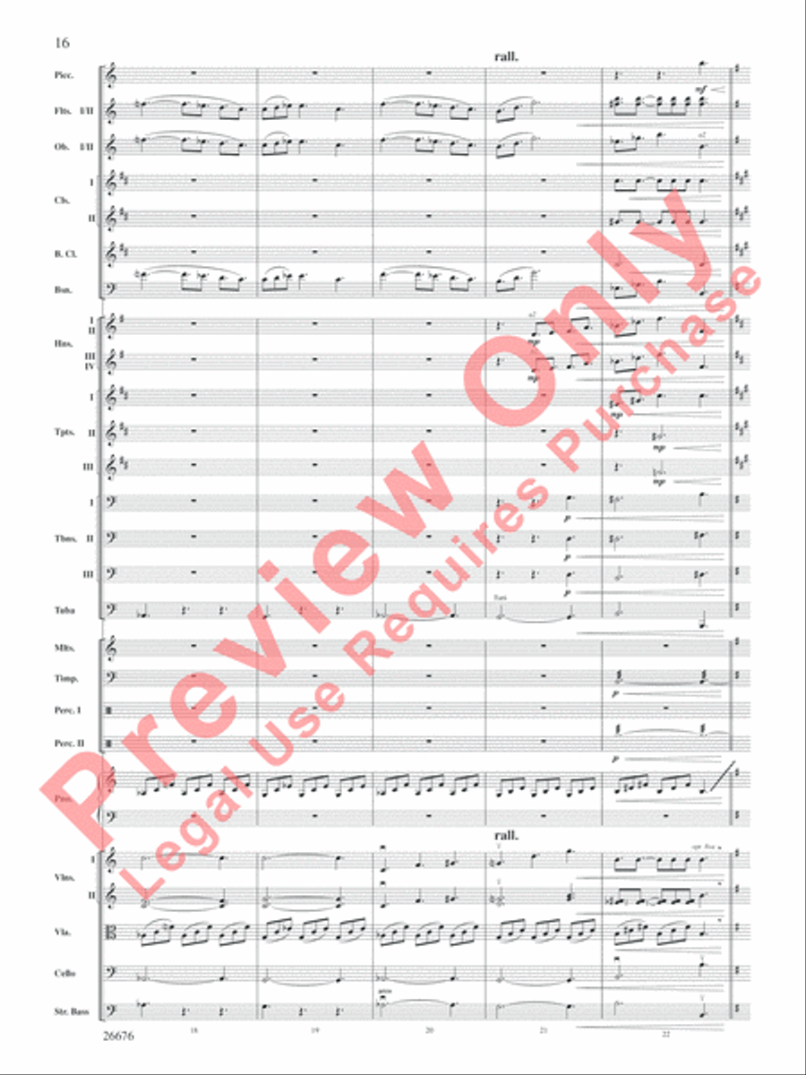 Star Wars Epic -- Part I, Suite from the Full Orchestra scores gallery preview page 17
