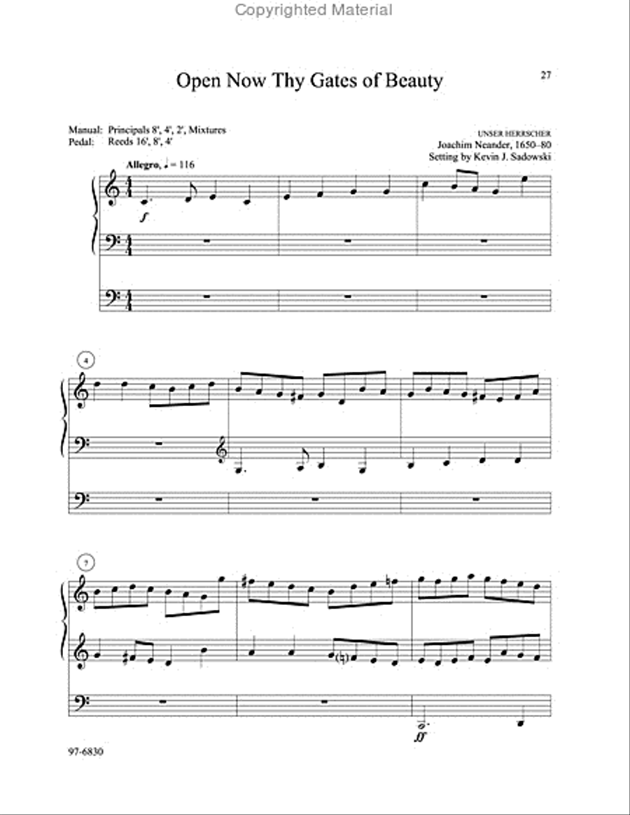 Twelve Hymn Preludes Organ scores gallery preview page 12