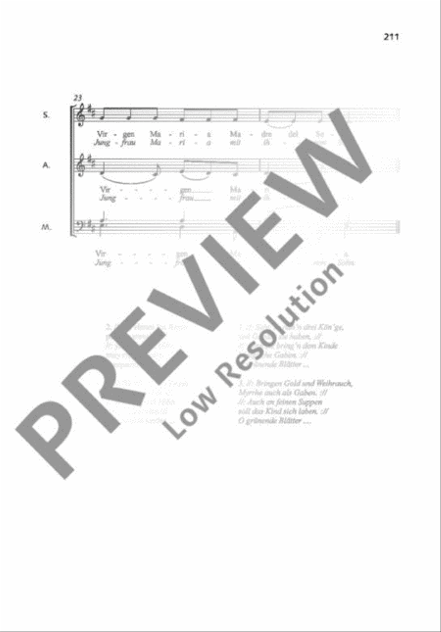 Ya viene la vieja Mixed Choir scores gallery preview page 4