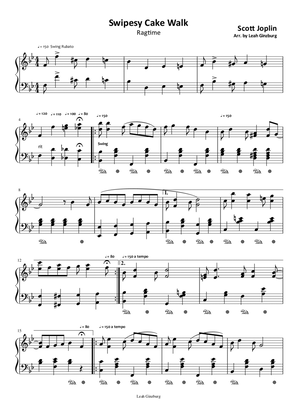 Swipesy Cake Walk by Scott Joplin (Main Theme)