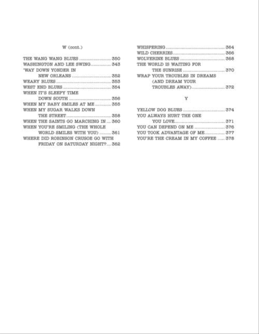 The Real Dixieland Book E-Flat Instrument scores gallery preview page 9