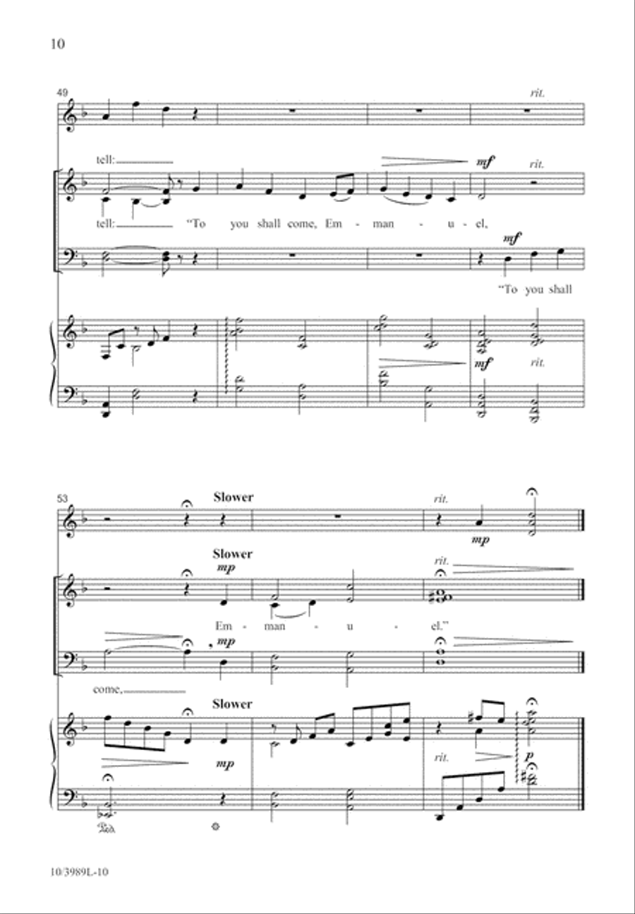 The Advent Road 4-Part scores gallery preview page 11