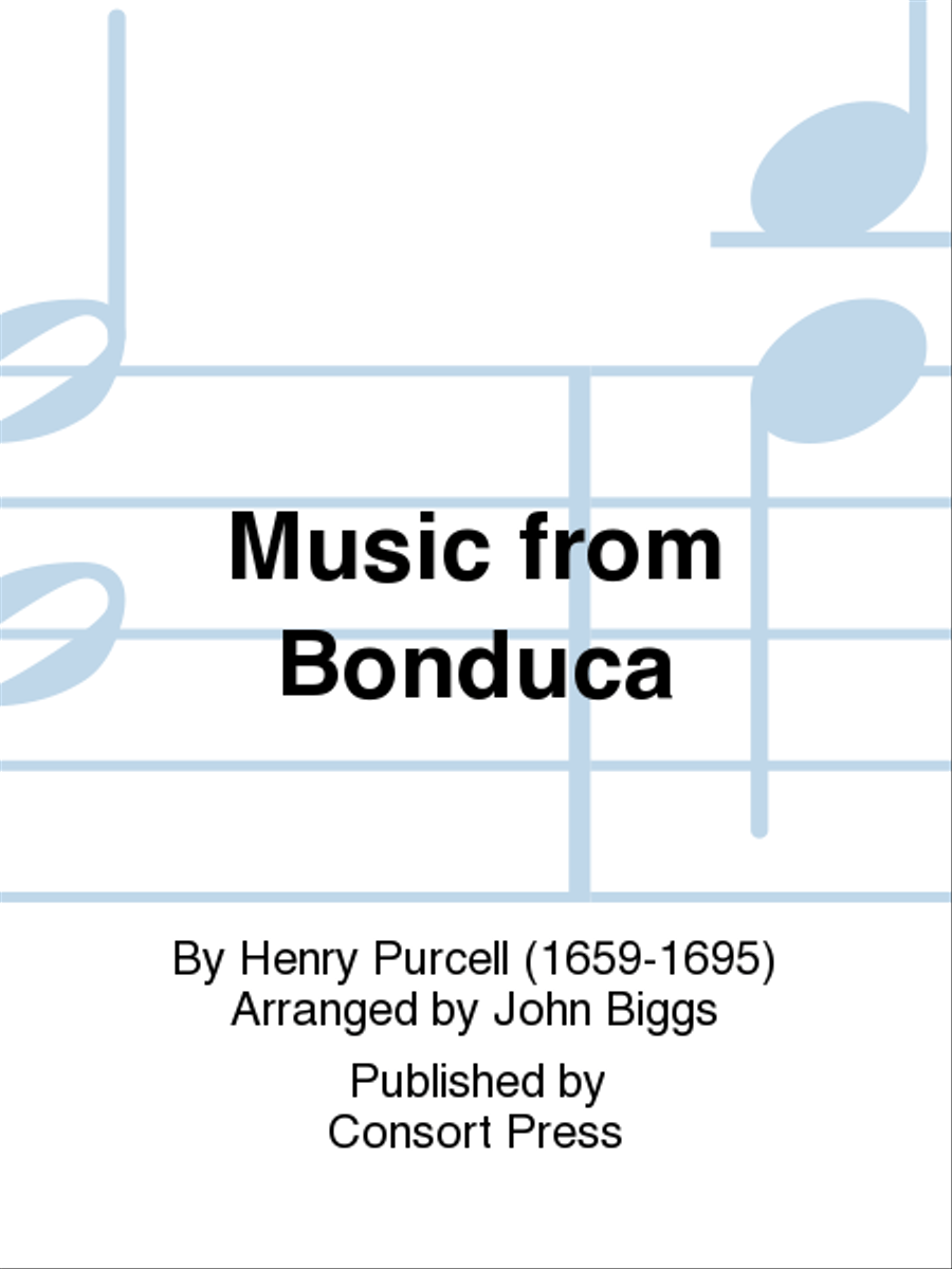 Music from Bonduca Flute Quartet scores gallery preview page 1