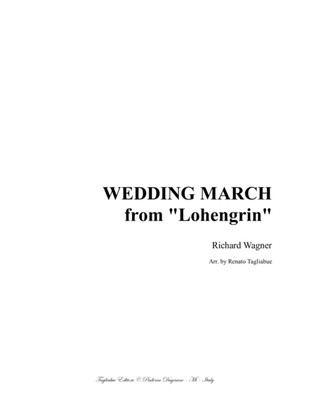 Book cover for WEDDING MARCH - Wagner - For Organ 3 staff