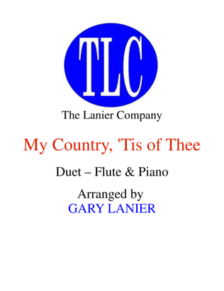 Book cover for MY COUNTRY, ‘TIS OF THEE (Duet – Flute and Piano/Score and Parts)