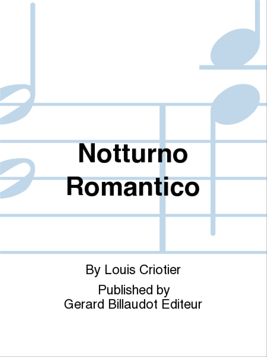 Notturno Romantico Piano scores gallery preview page 1