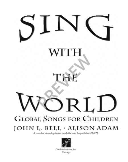 Sing with the World - Songbook edition