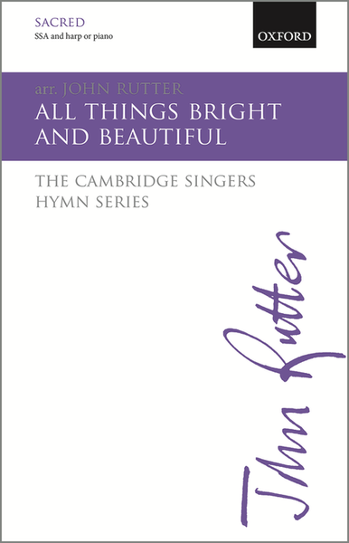 All things bright and beautiful by Various SSA - Sheet Music