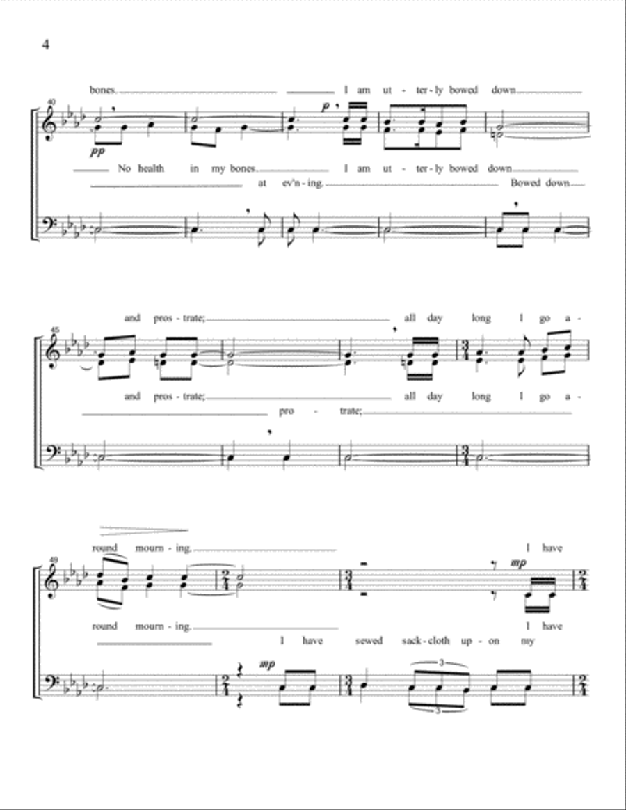 Is It Nothing to You 4-Part scores gallery preview page 4