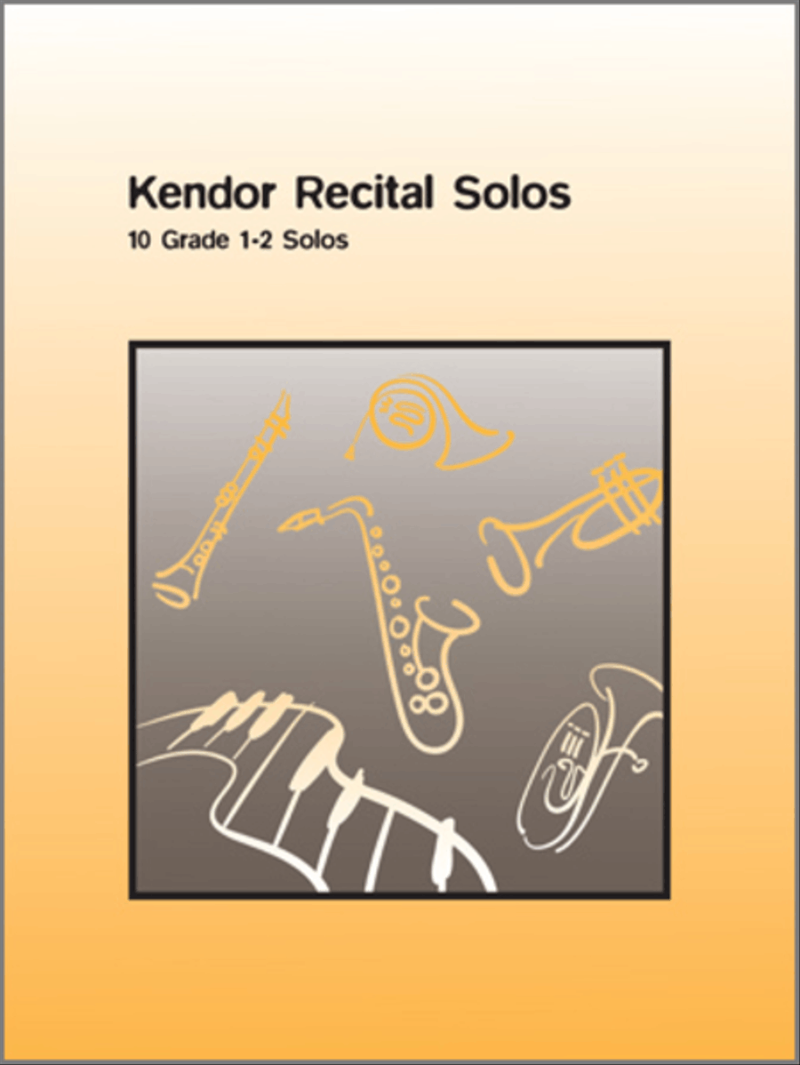 Kendor Recital Solos - Horn In F - Solo Book with MP3s image number null