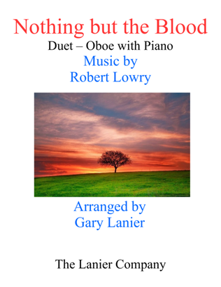 Gary Lanier: NOTHING BUT THE BLOOD (Duet – Oboe & Piano with Parts)