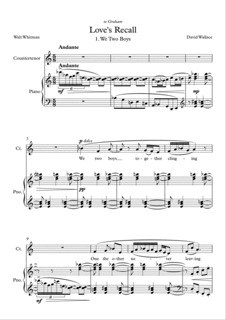 We Two Boys Small Ensemble scores gallery preview page 1