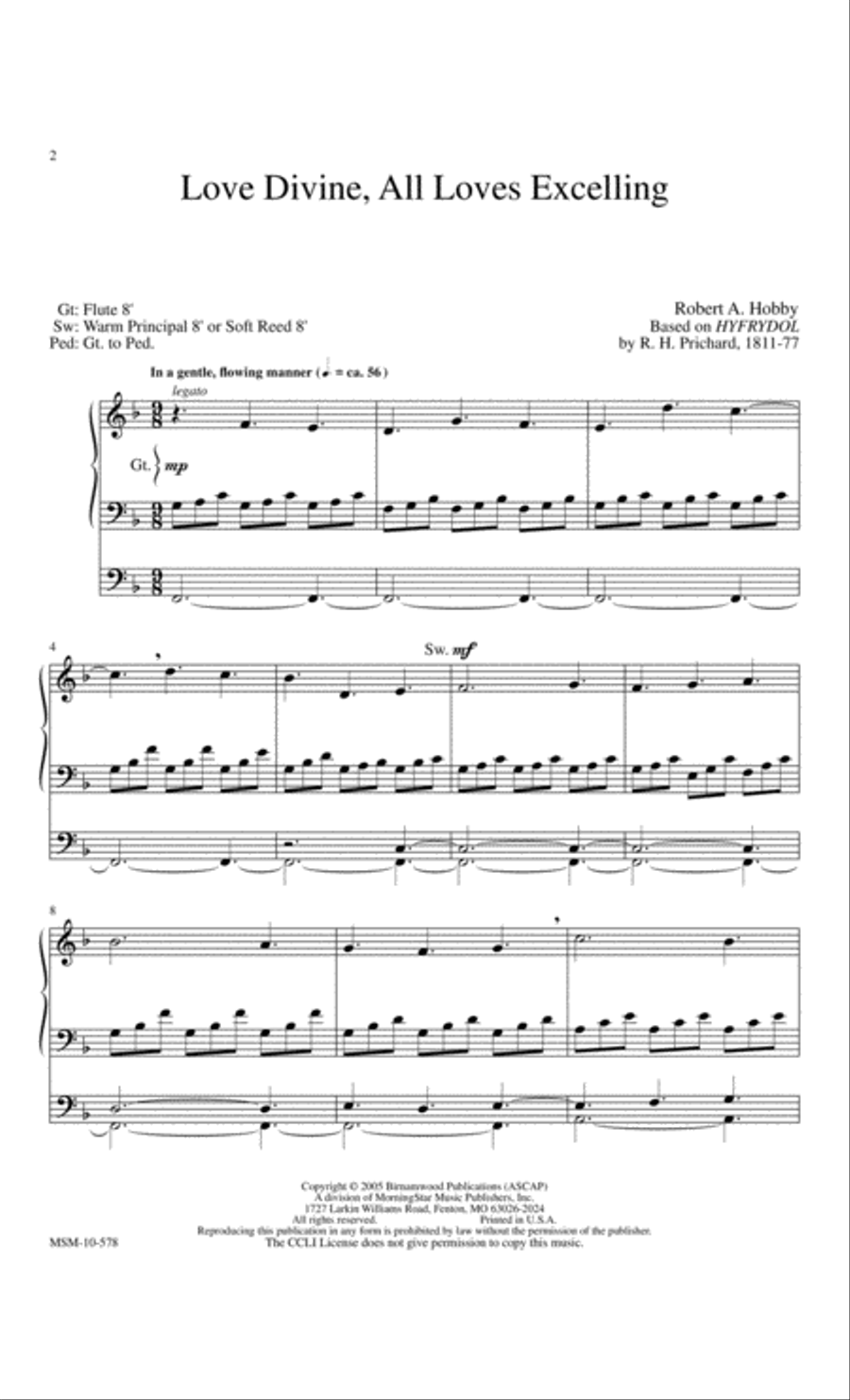 Three Hymns of Praise, Set 7 Organ scores gallery preview page 3