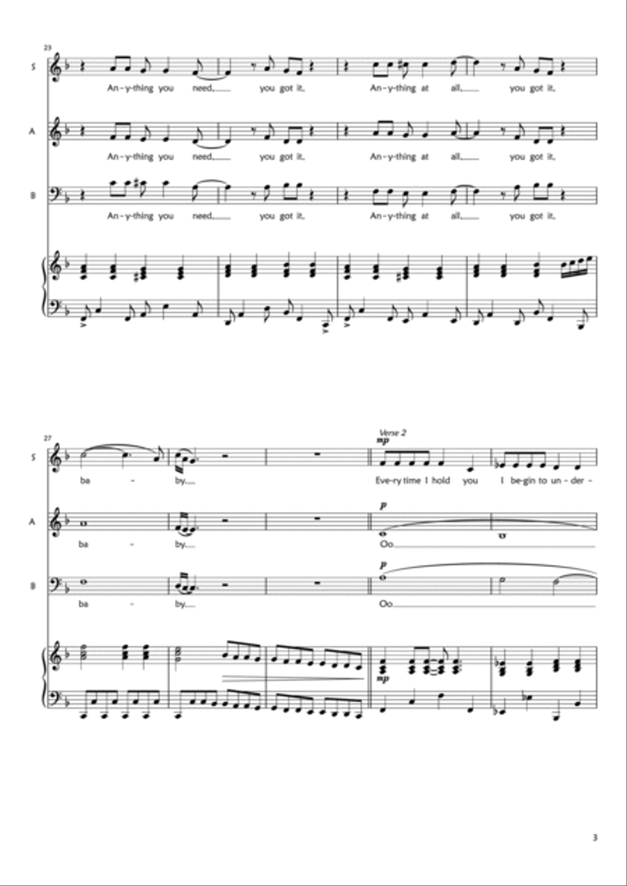 You Got It You Got It 3-Part scores gallery preview page 3