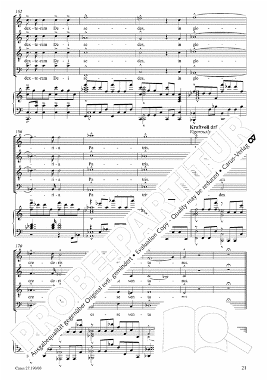 Te Deum 4-Part scores gallery preview page 22