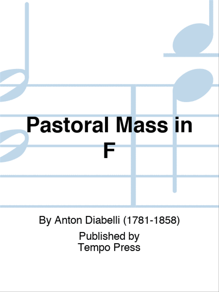 Pastoral Mass in F 4-Part scores gallery preview page 1