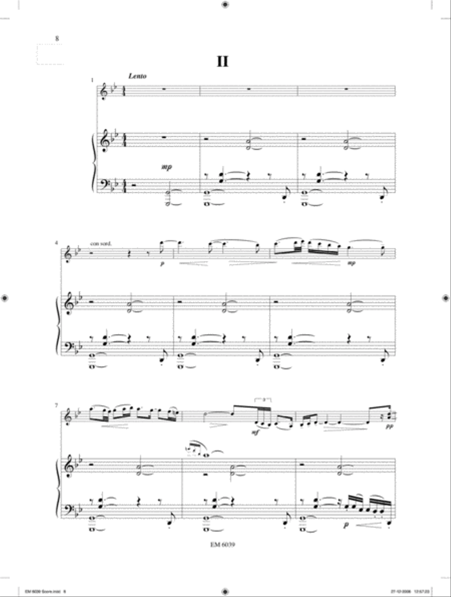 Sonatina no.1 for Violin and Piano Violin Solo scores gallery preview page 4