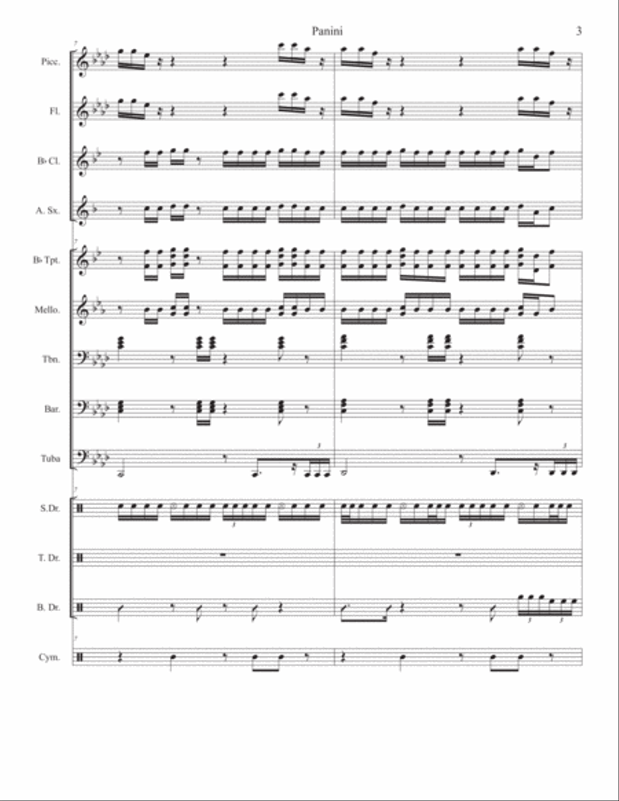 Panini Panini Large Ensemble scores gallery preview page 3