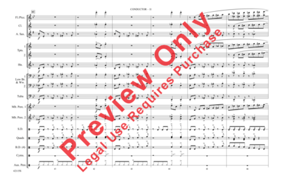 You Ought to Be Having Fun / What Is Hip? Marching Band scores gallery preview page 12