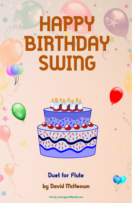 Book cover for Happy Birthday Swing, for Flute Duet