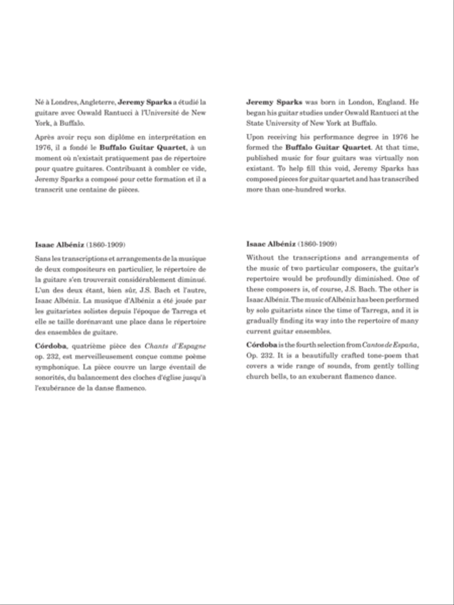 Córdoba, Op. 232 Guitar Ensemble scores gallery preview page 2