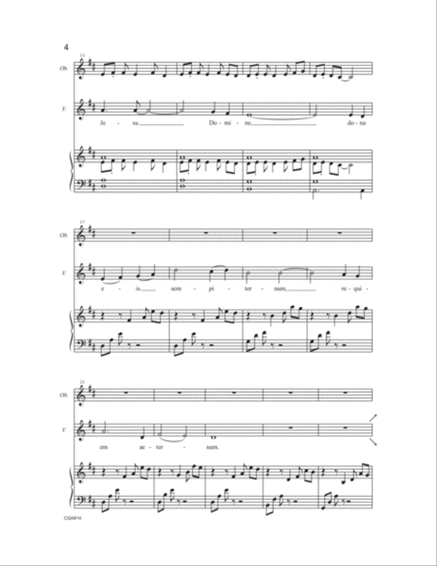 Pie Jesu Pie Jesu 2-Part scores gallery preview page 3