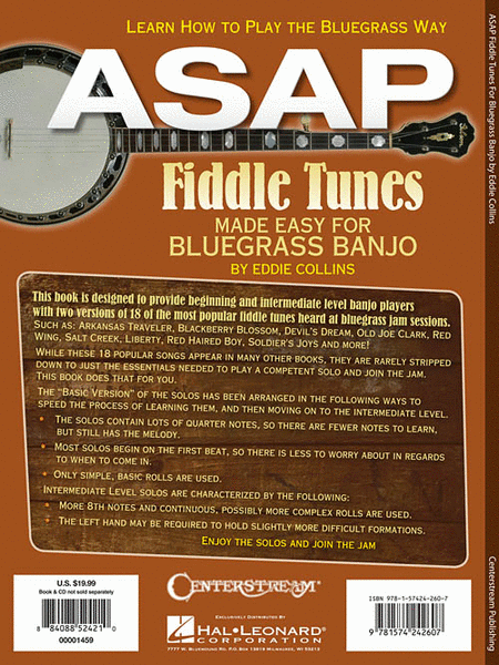 ASAP Fiddle Tunes Made Easy for Bluegrass Banjo image number null